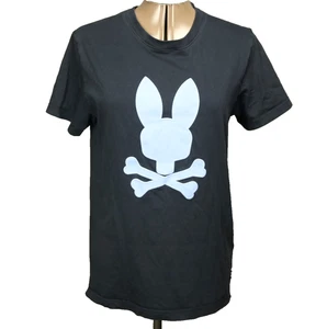 Psycho Bunny Pima Cotton Skull-Logo Tee Shirt Short Sleeve Indigo Purple 3 XS - Picture 1 of 23