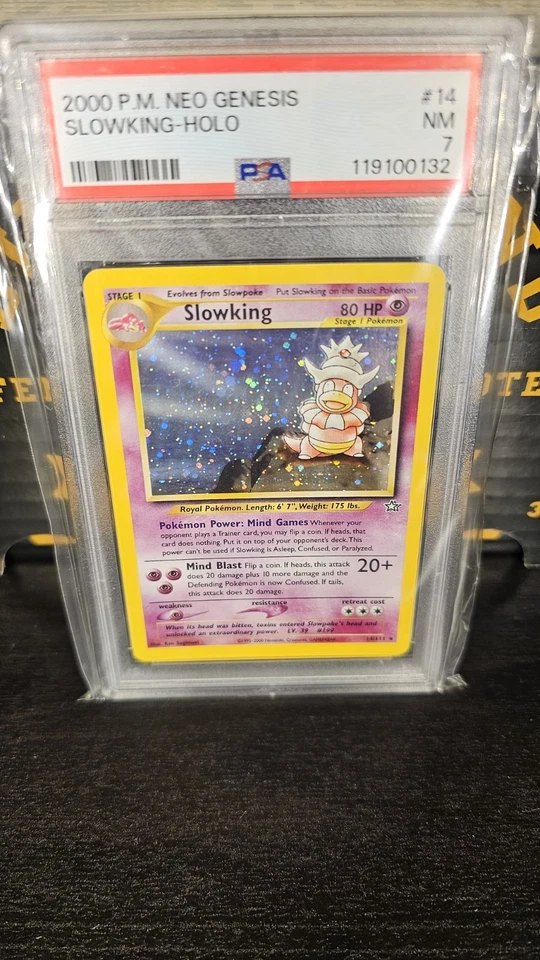 Slowking 14/111 Neo Genesis Holo Pokemon Card 🔥 PSA 7 #119100132 Make Offer! 🔥 - Image 1 of 4