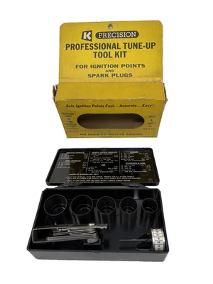 Vintage NOS Kastar K Precision Professional Tune-Up Tool Kit #456 GM Ford Etc. - Image 1 of 4