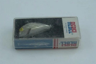 Rebel F2501 Pesciolino Argento Nero Dietro 5.1cm - Immagine 1 di 4