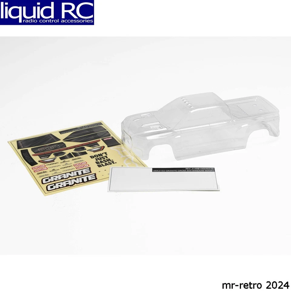 Arrma 412004 Granite GROM Body Clear - Image 1 of 1