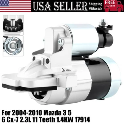 OEM Starter Motor For 2004-2009 Mazda 3 2006-2010 Mazda 5 6 2007-2009 Mazda Cx-7 Foto 1 de 4