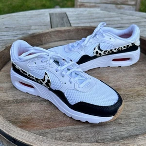 Nike Air Max SC Damen Sportschuhe Größe 6 Weiß Leopard Gummi Unterseite Laufschuh Neu - Bild 1 von 10