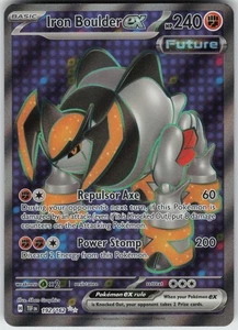 Holo Foil Iron Boulder ex 192/162 Ultra Rare SV05: Temporal Forces NM - Picture 1 of 1
