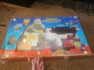 Disney Pixar Toy Story 2 Interactive Talking Train Set With Remote Control - Picture 1 of 19