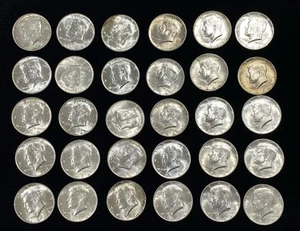 ALL COINS 1964 Kennedy Half Dollar 90% Silver Coins 30 COIN LOT ⭐️⭐️⭐️⭐️⭐️ - Picture 1 of 2