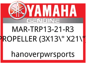 Yamaha OEM Part MAR-TRP13-21-R3 13 X 21 PROPELLER, R - Picture 1 of 1