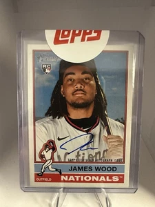 Autógrafo Topps Heritage James Wood 2025 real 🔥 - Imagen 1 de 3