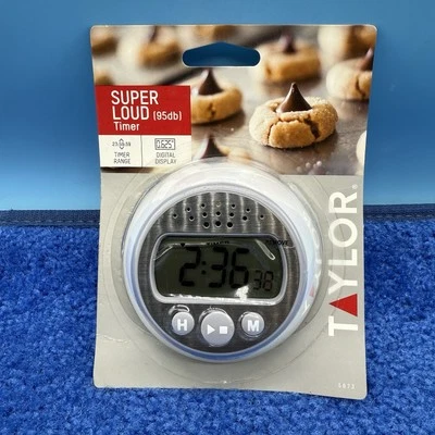 Taylor Precision Products Super-Loud Digital Timer - Silver (5873) - Image 1 of 2