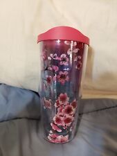 Tervis Japanese Cherry Blossom Tumbler With Lid 24 Oz Pink