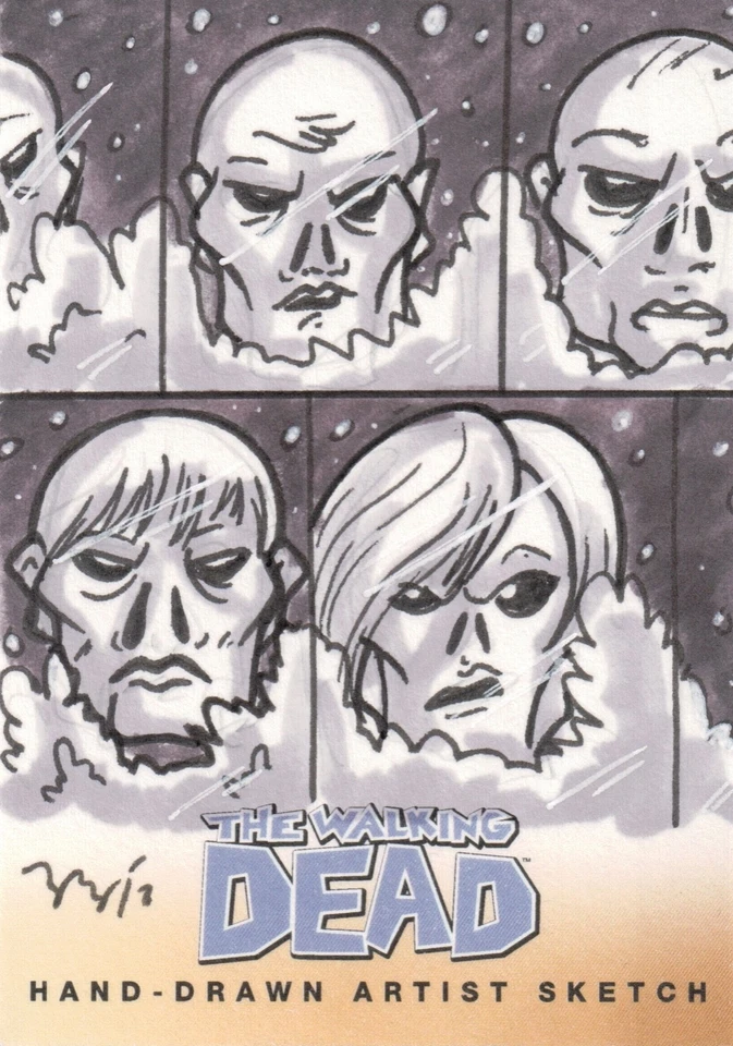 The Walking Dead Comics Season 2, Sketch Card  #1/1 - Image 1 of 2