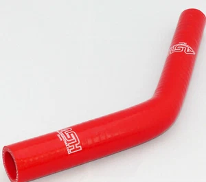 45° grados, arco reductor, 60mm > 51mm, reducción, manguera de silicona - ROJO - Imagen 1 de 6