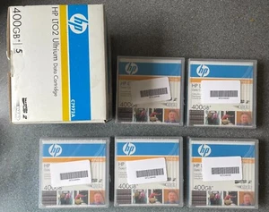 HP C7972A 5er-Pack Ultrium LTO2 400 GB Kassette für persönliche Daten Kassette Band - Bild 1 von 3