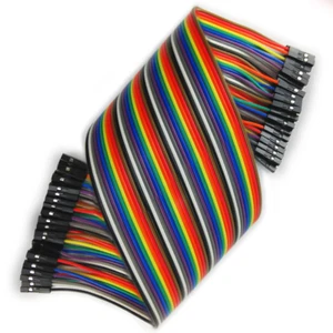 Extra lange 30 cm Überbrückungsdrähte DuPont Buchse - Buchse 40 Stck. Band Arduino - Bild 1 von 33