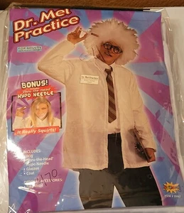 Wacky Doctor Comtume Adult "Dr Mel Practice" One Size Halloween Theater Cosplay - Picture 1 of 4