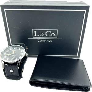 Neu L & Co Uhr Waller Set läuft Kunststofffolie noch auf Vorder- und Rückseite der Uhr - Bild 1 von 8
