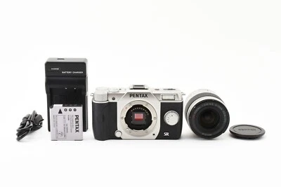Pentax Q10 12.4MP Plata 02 Lente Cámara Digital 2078shots [ Casi Mint ] - Bild 1 von 4