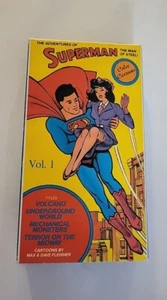 ADVENTURES OF SUPERMAN THE MAN OF STEEL Vol 1 ~ VHS  1987 - Foto 1 di 3