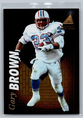1995 PINNACLE ZENITH EDITION CARD # Z83 Gary Brown - Houston Oilers - Image 1 of 2