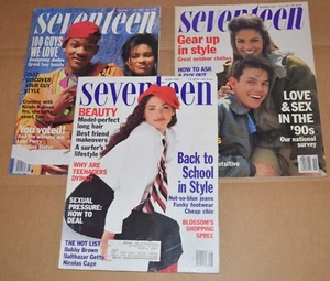 Vintage SEVENTEEN Magazine 3-Lot July & August 1992, November 1991 Will Smith - Imagen 1 de 17