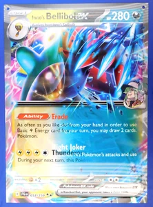 POKEMON JOURNEY TOGETHER 17 X 24 Ns ZOROARK EX LONOs BELLIBOLT LENTICULAR - Picture 1 of 4