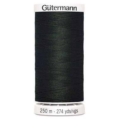 Sew All Gutermann Machine Thread, 250m, Greys and Blacks, 2t250