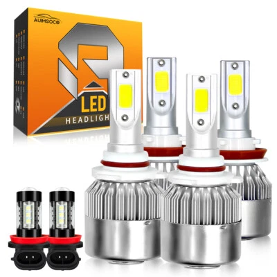 Lâmpadas LED e lâmpadas de neblina para Subaru Legacy 2015 2016 2017 - 6x 6000K - Imagem 1 de 4