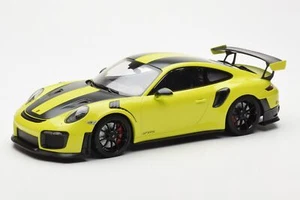 155068300 Porsche 911 991.2 GT2 RS Light Green With Black Magnesium Wheels Repla - Foto 1 di 6