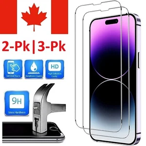Coque Protection écran Verre Trempé Premium pour iPhone 14 Pro & 14 Pro Max - Photo 1 sur 7