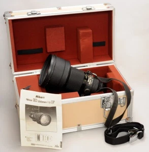 Nikon NIKKOR ED 200mm f/2 IF AI-s Prime Manual Lens Vintage & Rare - Picture 1 of 23