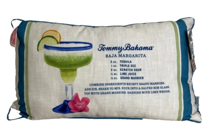 Tommy Bahama Decorative Pillow Baja Margarita Indoor/Outdoor Patio Party Gift - Image 1 of 4