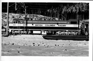 Tren ferroviario Columbia Británica 1983 motor #6001 foto 6x4 X2200S envío gratuito - Imagen 1 de 2