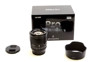 Lente principal de enfoque automático VILTROX PRO 27 mm f/1,2 para Sony E-Mount Mirrorless APSC - Imagen 1 de 12