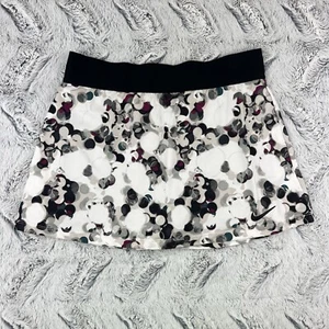 NIKE Fit Tennis Court Skort 2n1 Confetti Print Womens Small Slim Fit White Short - Picture 1 of 11