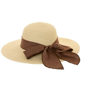 PAMELA CAPPELLO TESA LARGA PAPIER CON FOULARD - Bild 1 von 6