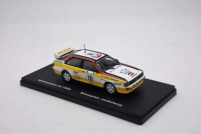 DIE CAST " AUDI QUATTRO A2 1984 BLOMQVIST - CEDERBERG "  SALVAT MEXICO 1/43 - Immagine 1 di 4