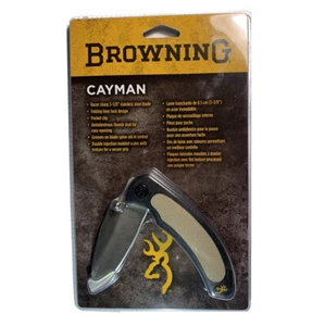 Browning Cayman Drop Point Knife - Picture 1 of 2