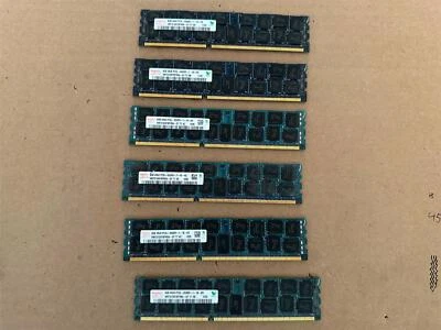 6X HYNIX HMT31GR7BFR8A-G7 8GB 4RX8 PC3L-8500R ECC REG SERVER MEMORY A3-4(4) - Image 1 of 3