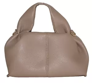 POLENE Edition Taupe (Beige) Leather NUMERO NEUF MINI Handbag 5.5x9 NO STRAP - Picture 1 of 13