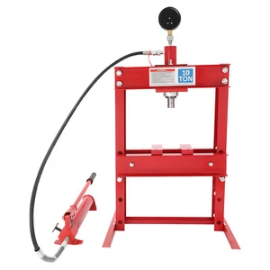 10Ton Hydraulic Shop Press with Press Plates H-Frame Benchtop Press Stand 3 Gear - Picture 1 of 12