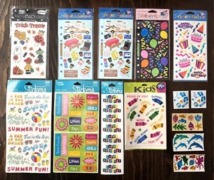 VINTAGE STICKOPOTAMUS FRANCES MEYER + SCRAPBOOKING STICKERS MOSTLY NEW - Imagen 1 de 7