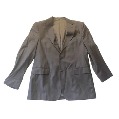 Salvatore Ferragamo 100% Wool Black Blazer/Jacket Men’s Size L - Made in Italy - Image 1 of 4