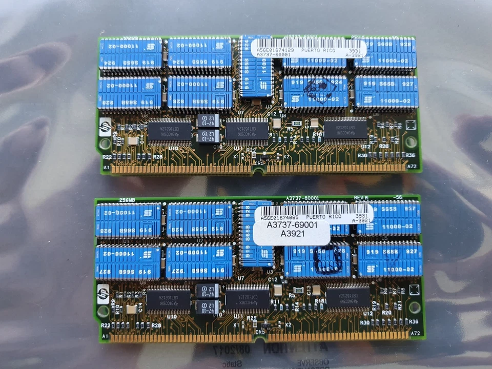 2 x HP 3000/9000 RAM 256MB * ECC FPM * A3737-60001 (3) - Bild 1 von 2