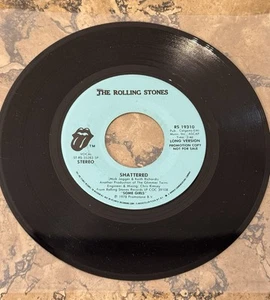 Rolling Stones Promo 45 Shattered From Some Girls 1978 New Old Stock Unbespielt - Bild 1 von 2