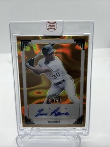 2024 Leaf Metal - Tim Raines 91 Leaf Gold Autograph 1/1 #91A-TR1 - Picture 1 of 2