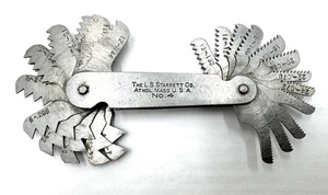 Starrett No.4 Vintage Thread Screw Pitch Gauge Machinist Precision Tool USA Made - Picture 1 of 7