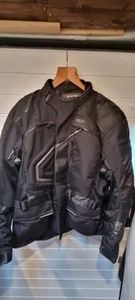 ixs Motorcycle Jacket Mens Black Yin & Yang With Liner Size XL - Picture 1 of 17
