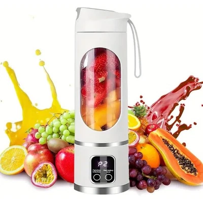 Tragbarer Mixer 450ml Smoothie Maker to Go Mini-Standmixer USB Portable Blender - Bild 1 von 4