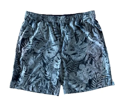 Bañador Speedo Azul Estampado Floral Talla XL Cordón Cintura Bolsillos Forrados Usado en Excelente Condición Foto 1 de 4