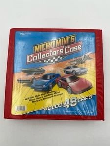VTG 1988 MICRO MACHINE COLLECTORS CASE Mini's Tara Toy Corp w/ 40+ Vehicles Cars - Picture 1 of 11